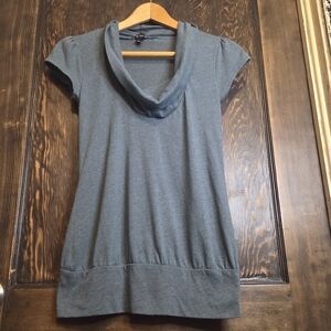 Y2k F.A.N.G Heather Colored Cowl Neck Shoe Top